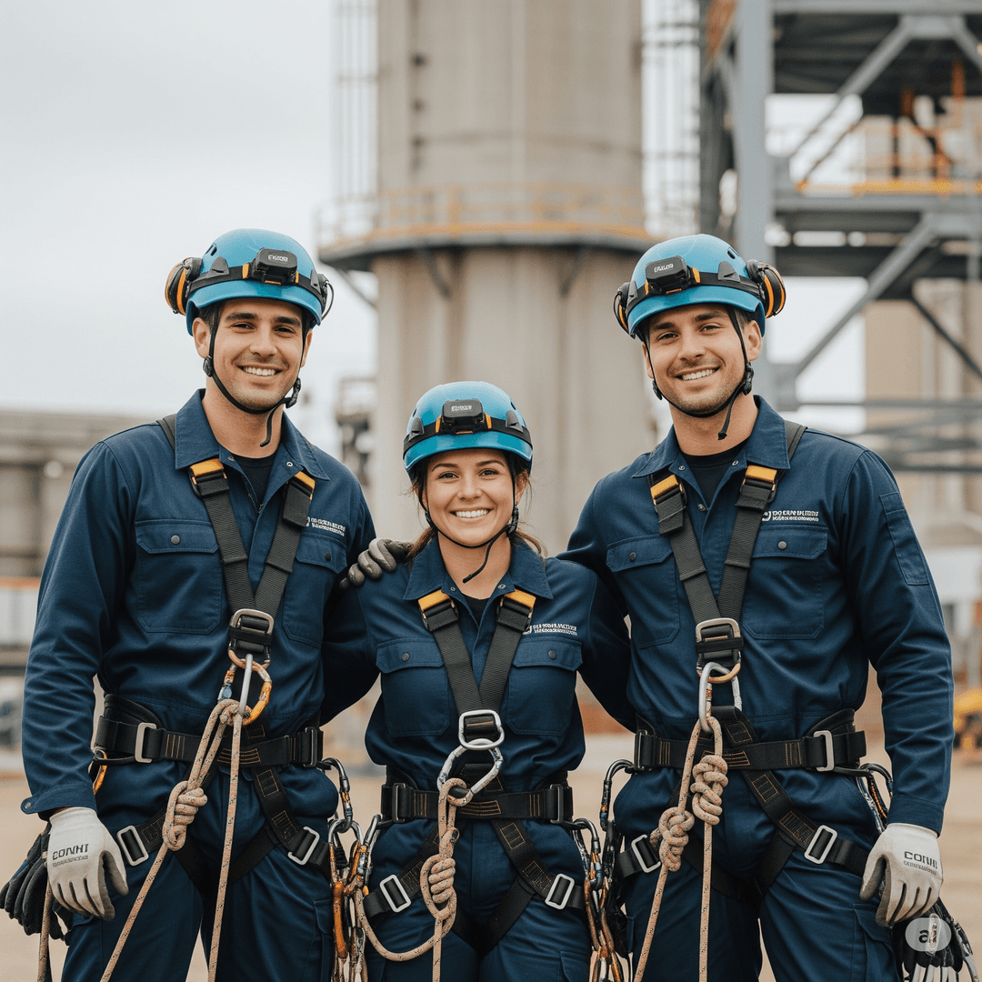 Equipe RK2 em serviço